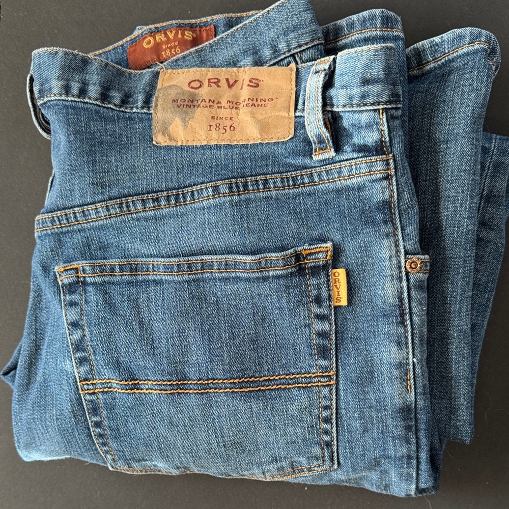 Orvis Men's Relaxed Fit Denim Jeans